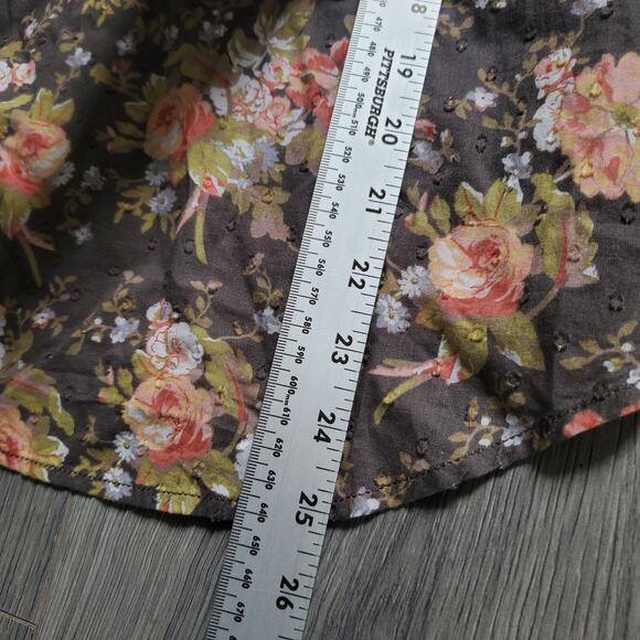 Anthropologie Top XS Cottage Peasant Prairie Romantic Feminine Boho Popover LS - Picture 6 of 11